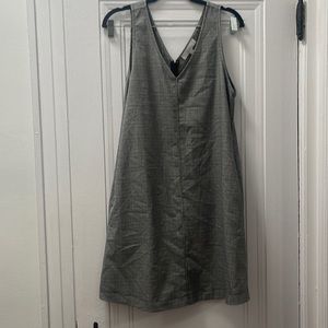 Plaid loft dress with pockets